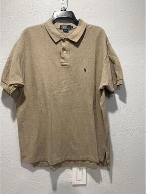 Polo by Ralph Lauren Polo Size XL Men Tan Short-Sleeve